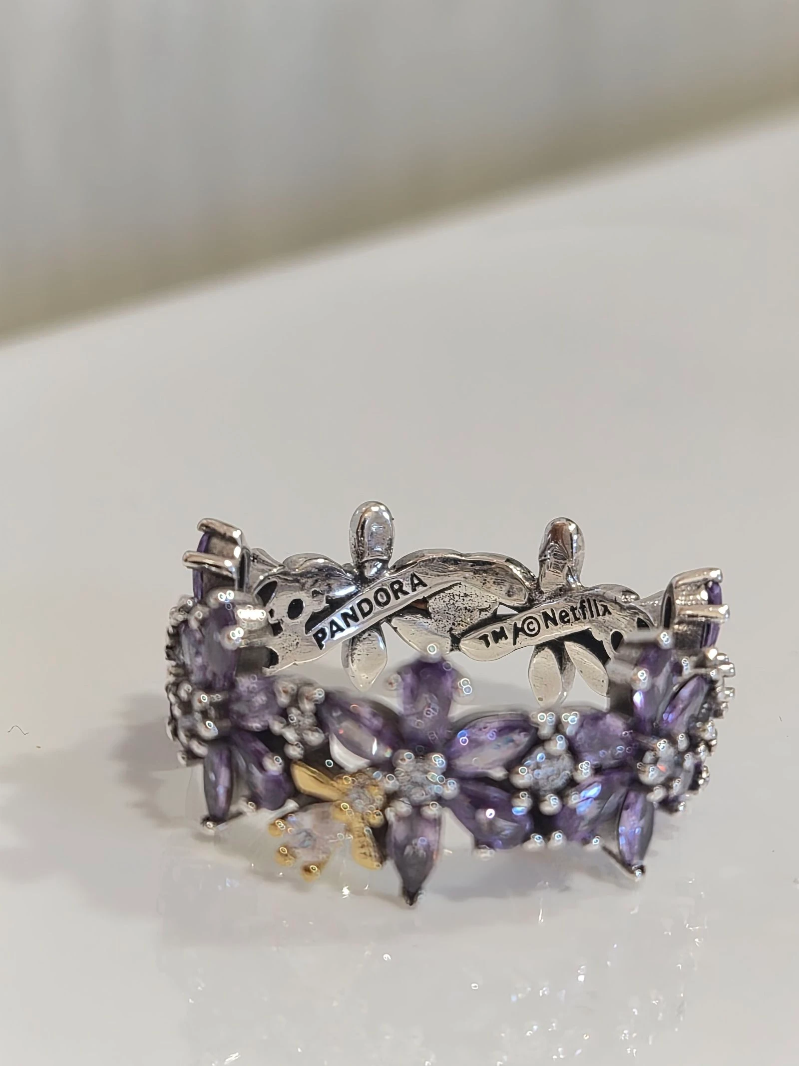 Original Pandora Bridgerton Bee and Herbarium ring – photo 3